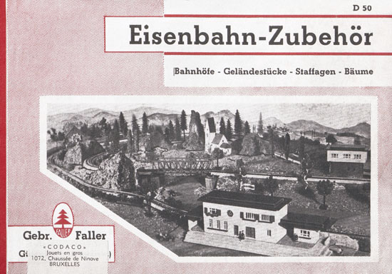 Faller Eisenbahn-Zubehör 1950