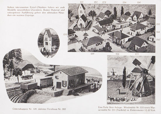 Faller Modellbahn-Zubehör 1951