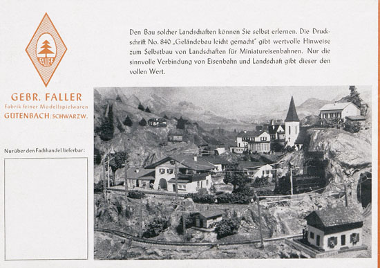 Seite 16 Faller Kollektion 1952