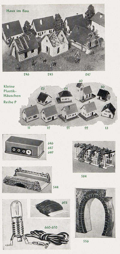 Faller Kurzprospekt 1953