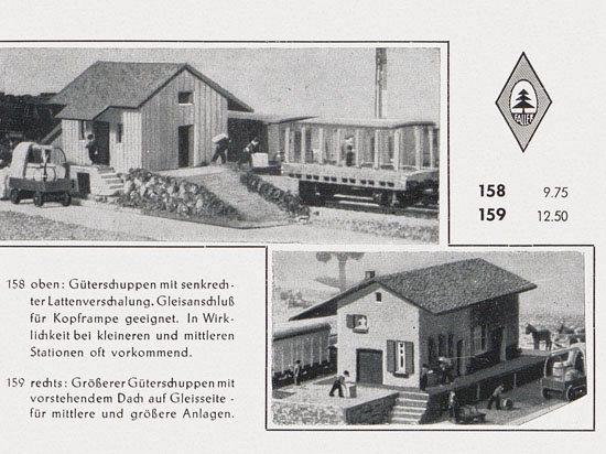 Seite 17 Faller Katalog 1954
