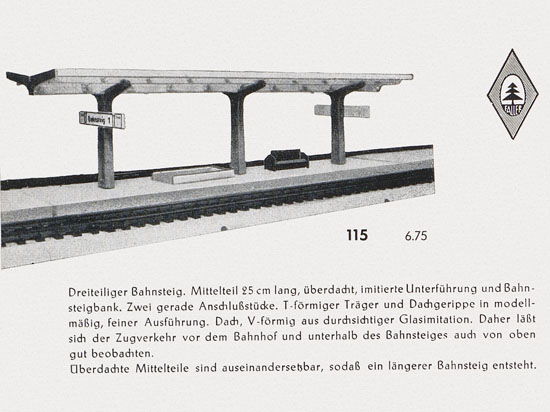 Seite 18 Faller Katalog 1954