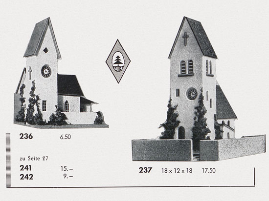 Seite 27 Faller Katalog 1954
