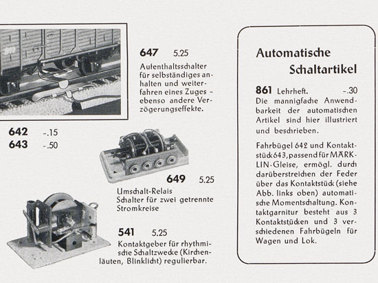 Seite 28 Faller Katalog 1954