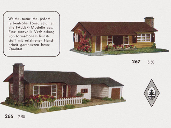Seite 33 Faller Katalog 1954