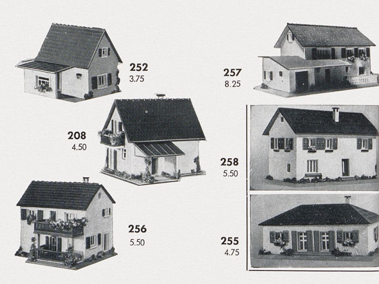 Seite 34 Faller Katalog 1954