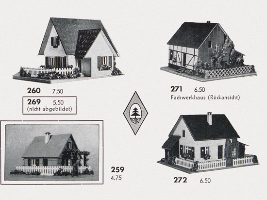 Faller Katalog 1954