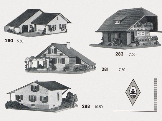 Seite 36 Faller Katalog 1954
