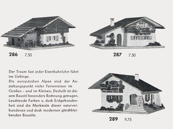 Seite 37 Faller Katalog 1954