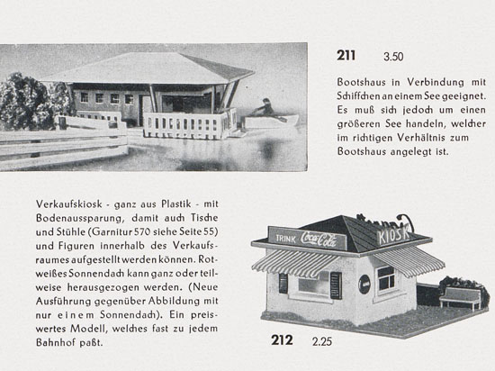 Seite 40 Faller Katalog 1954