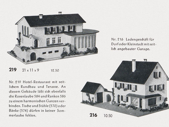 Seite 42 Faller Katalog 1954