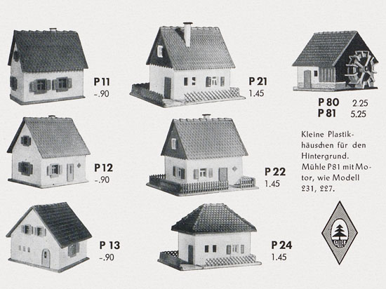 Seite 46 Faller Katalog 1954