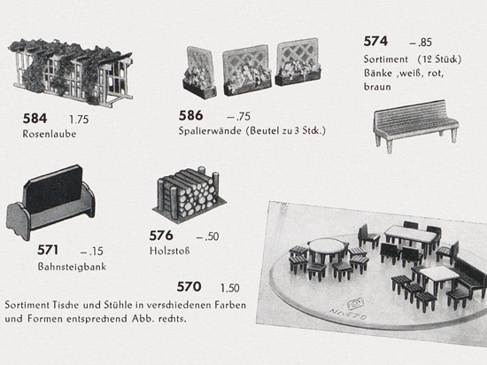 Seite 57 Faller Katalog 1954