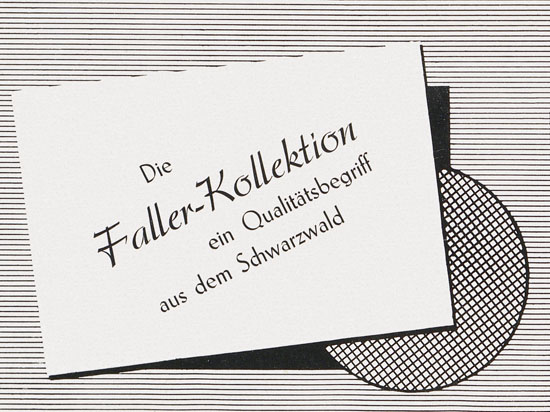 Seite 58 Faller Katalog 1954
