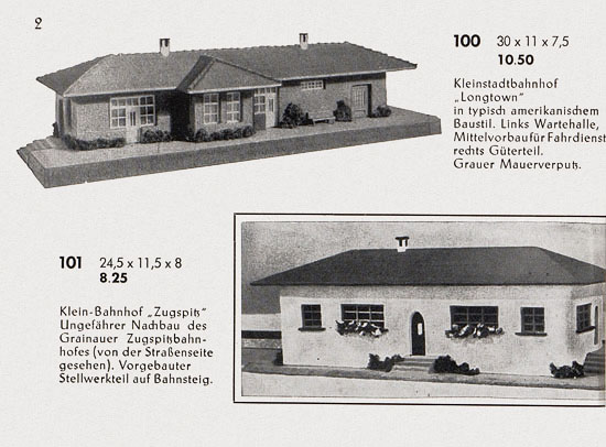 Seite 4 Faller Katalog 1955