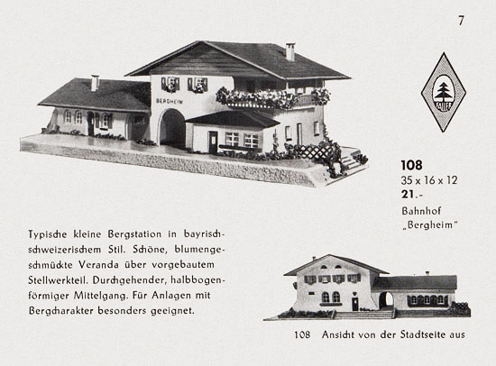 Seite 9 Faller Katalog 1955