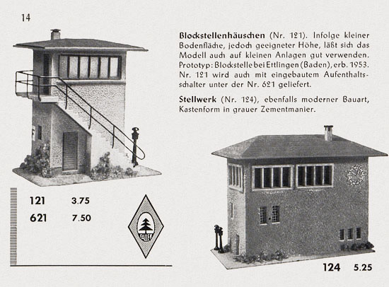 Seite 16 Faller Katalog 1955