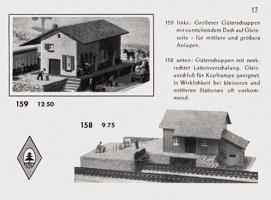 Seite 19 Faller Katalog 1955