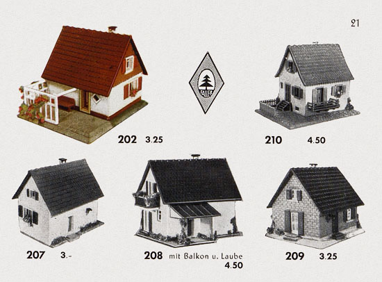Seite 23 Faller Katalog 1955