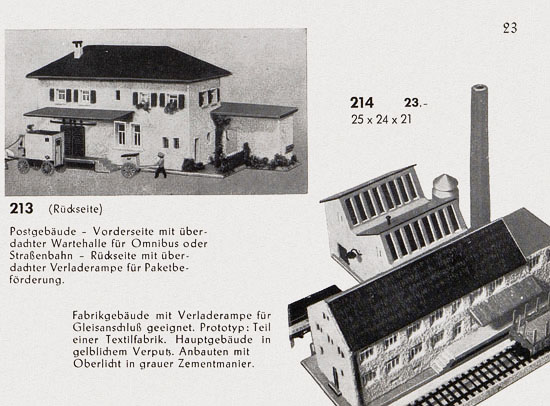 Seite 25 Faller Katalog 1955