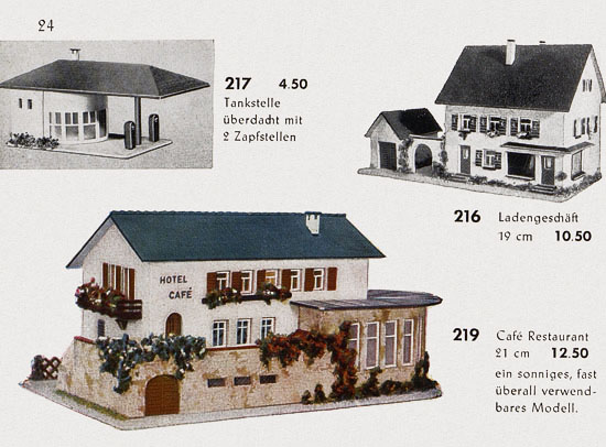 Seite 26 Faller Katalog 1955