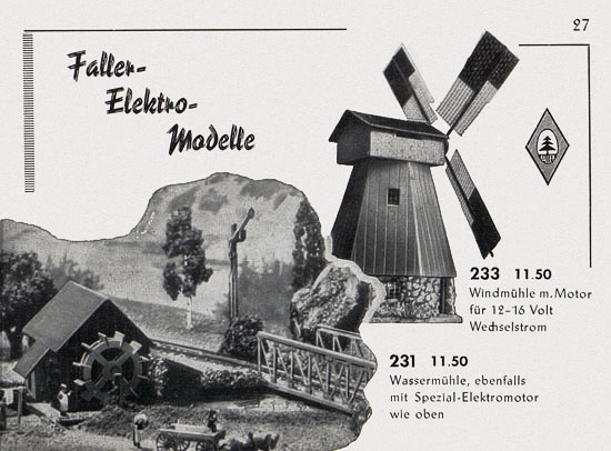 Seite 29 Faller Katalog 1955