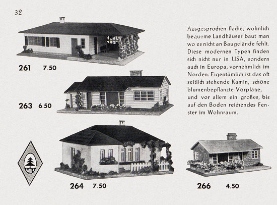 Seite 34 Faller Katalog 1955