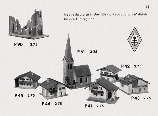 Seite 43 Faller Katalog 1955