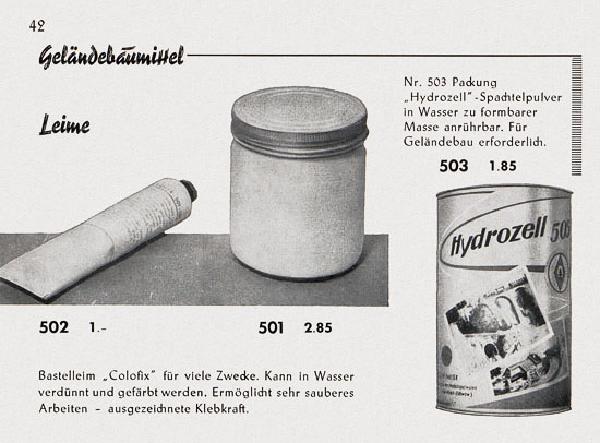 Seite 44 Faller Katalog 1955