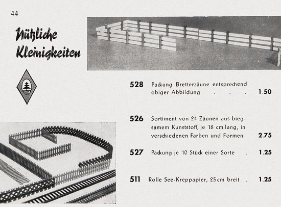 Seite 46 Faller Katalog 1955