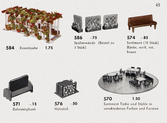 Seite 47 Faller Katalog 1955