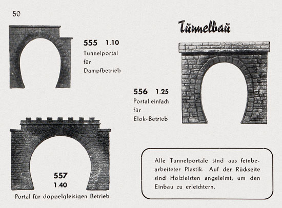 Seite 52 Faller Katalog 1955