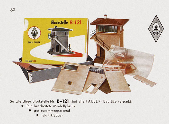 Seite 62 Faller Katalog 1955