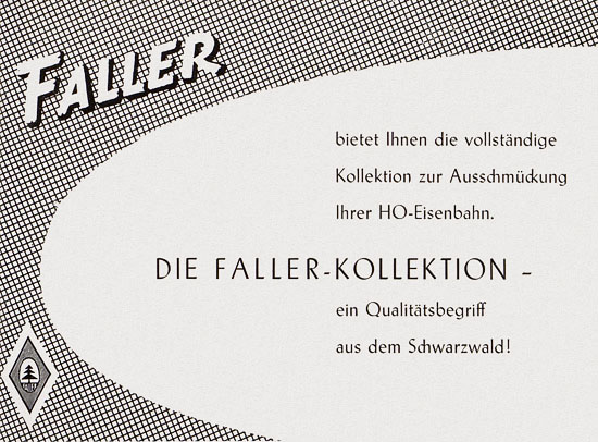 Seite 63 Faller Katalog 1955