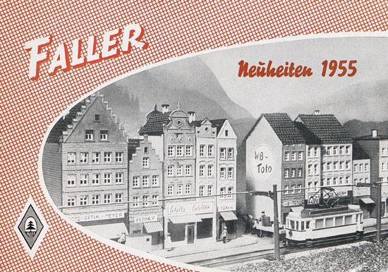 Faller Neuheiten-Katalog 1955