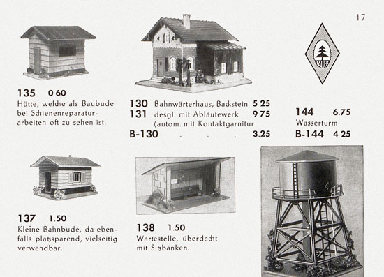 Seite 17 Faller Katalog 1956 856