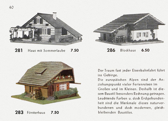 Seite 40 Faller Katalog 1956 856