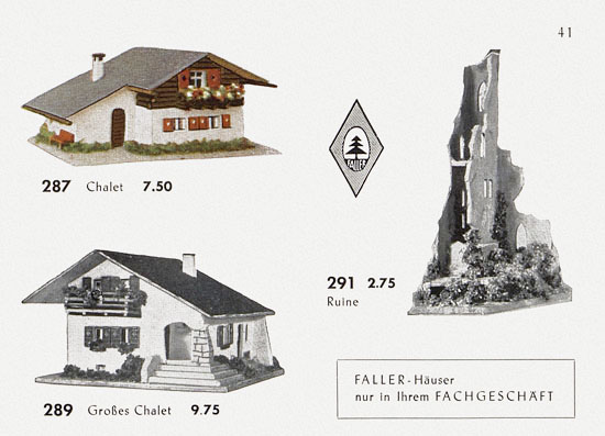 Seite 41 Faller Katalog 1956 856