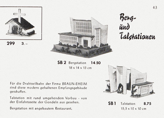 Seite 43 Faller Katalog 1956 856
