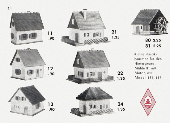 Seite 44 Faller Katalog 1956 856
