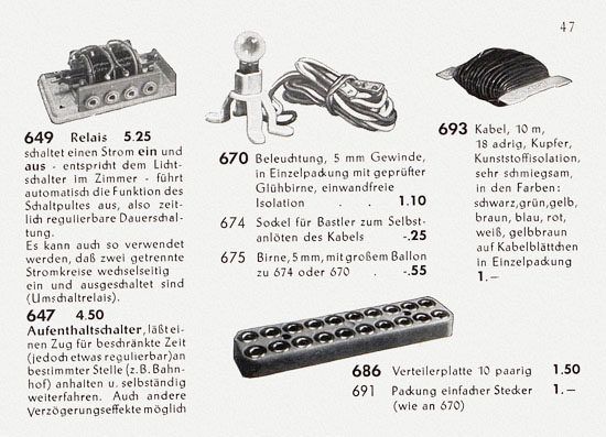 Seite 47 Faller Katalog 1956 856
