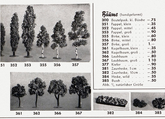 Seite 52 Faller Katalog 1956 856