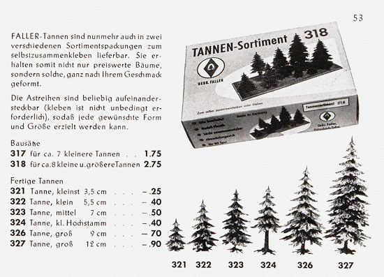 Seite 53 Faller Katalog 1956 856