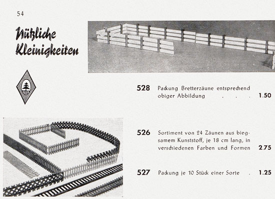 Seite 54 Faller Katalog 1956 856