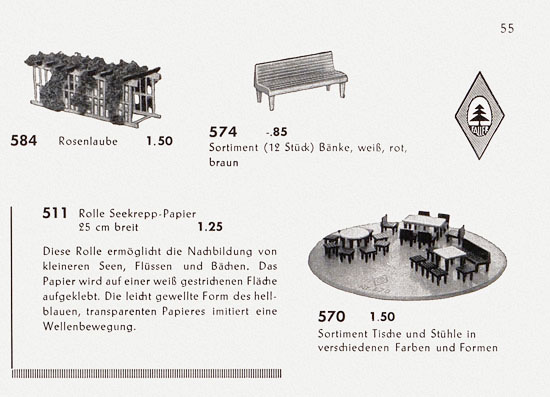 Seite 55 Faller Katalog 1956 856