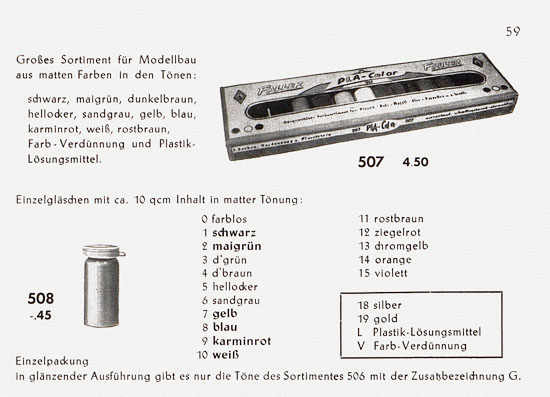 Seite 59 Faller Katalog 1956 856