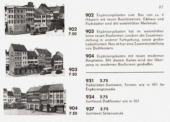 Seite 67 Faller Katalog 1956 856