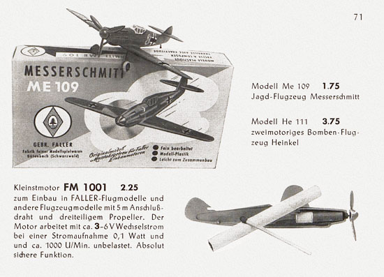 Seite 71 Faller Katalog 1956 856