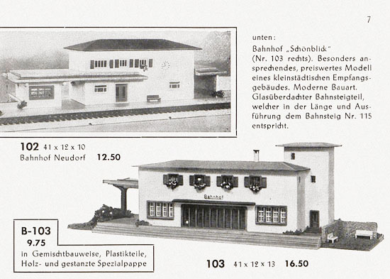 Seite 7 Faller Katalog 1957 857