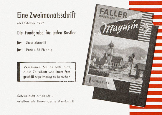 Seite 9 Faller Katalog 1957 857
